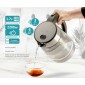 BRUNO βραστήρας νερού BRN-0143, 1.7L, 2200W, γυάλινος-Inox