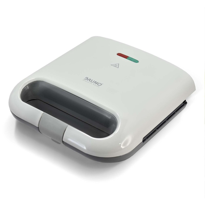BRUNO τοστιέρα BRN-0164, 2 θέσεων, 800W, αντικολλητικές πλάκες, λευκή