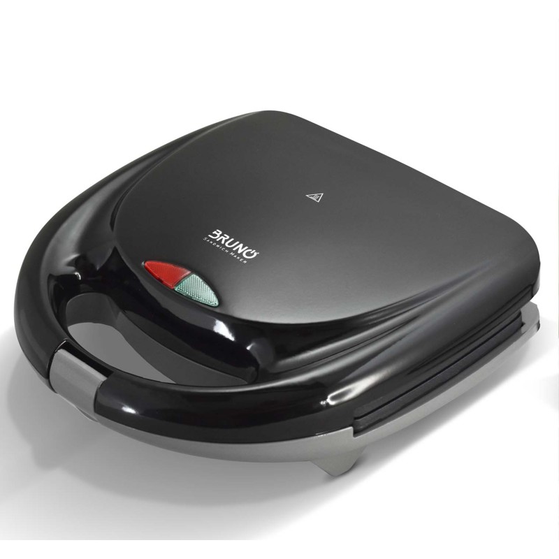 BRUNO τοστιέρα BRN-0167, 2 θέσεων, 800W, αντικολλητικές πλάκες, μαύρη