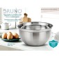 BRUNO ανοξείδωτο μπολ BRN-0170, 22εκ.