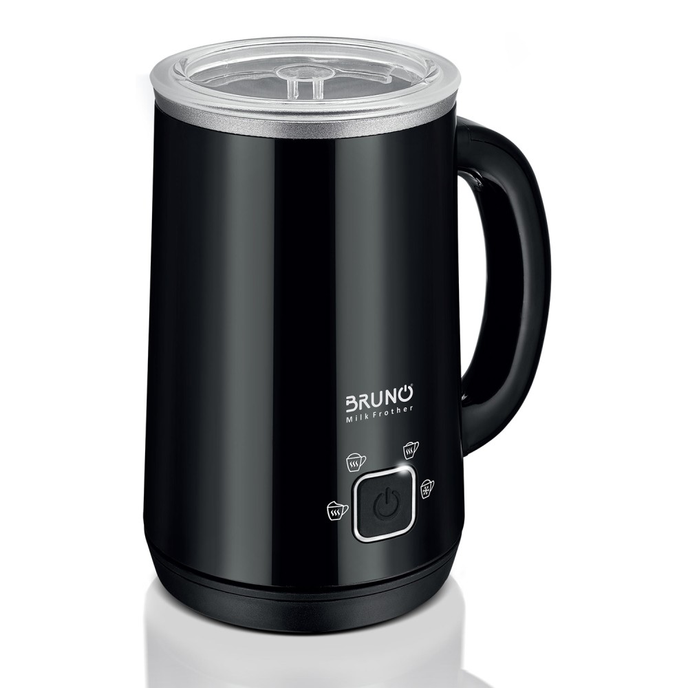 BRUNO συσκευή 4 σε 1 για ζεστό-κρύο αφρόγαλα BRN-0204, 280ml, 500W, ILAG επίστρωση, OTTER controler, μαύρη