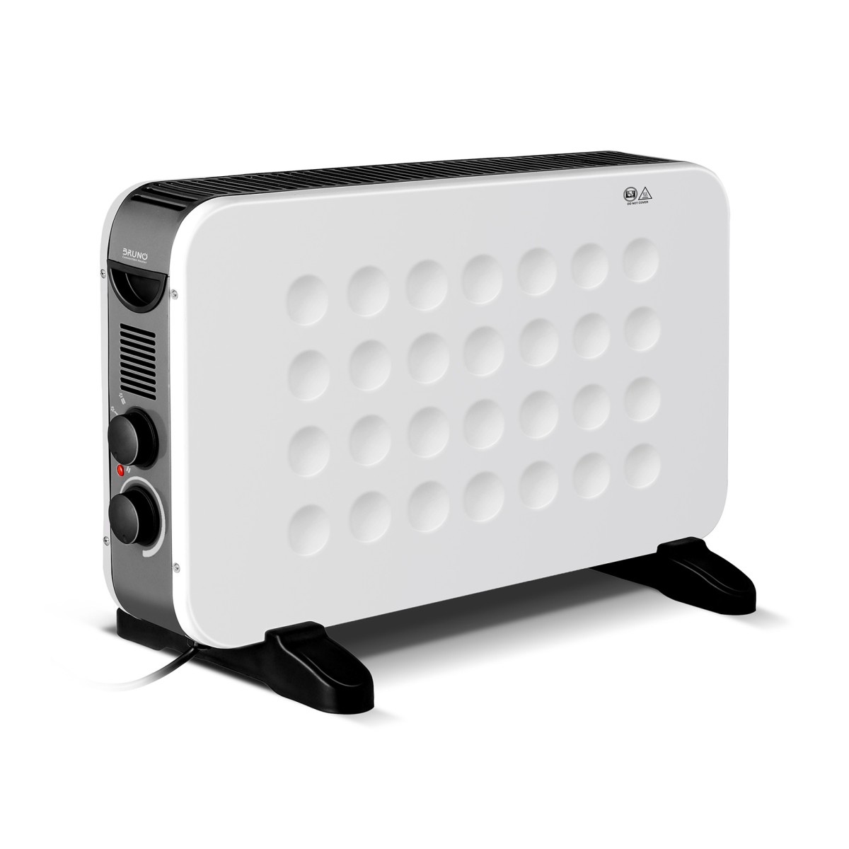 BRUNO θερμοπομπός BRN-0206, 2000W, με θερμοστάτη & ανεμιστήρα, λευκός