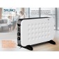 BRUNO θερμοπομπός BRN-0206, 2000W, με θερμοστάτη & ανεμιστήρα, λευκός