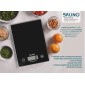 BRUNO ψηφιακή ζυγαριά κουζίνας BRN-0208, 1gr/5kg, Scale in Black