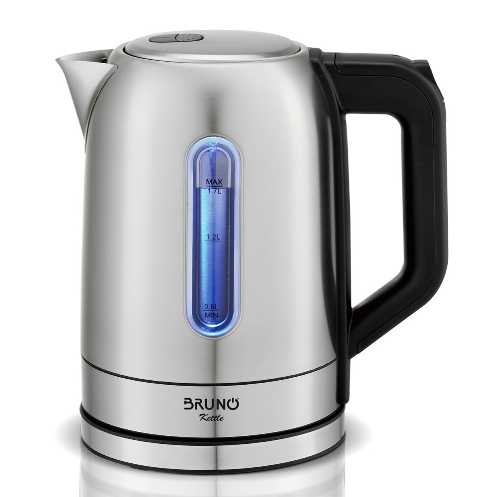 BRUNO βραστήρας νερού BRN-0213, ανοξείδωτος, 1.7L, 2200W, inox