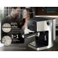BRUNO αυτόματη μηχανή espresso & cappuccino Barista BRN-0224, 3 σε 1, Hot & Cold, 950W, 19 bar, ψηφιακή