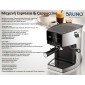 BRUNO αυτόματη μηχανή espresso & cappuccino Barista BRN-0224, 3 σε 1, Hot & Cold, 950W, 19 bar, ψηφιακή