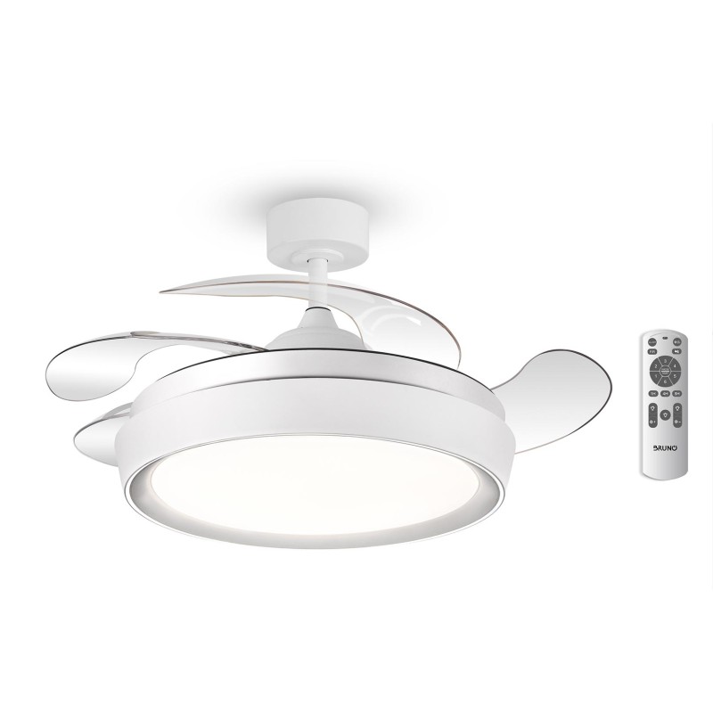BRUNO ανεμιστήρας οροφής με LED φως BRN-0227, AC 82W, 42", Φ107x47εκ, λευκός