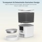 BRUNO smart ταΐστρα κατοικίδιων BRN-0237, κάμερα 2MP με night vision, 6L, WiFi, λευκή