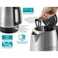 BRUNO βραστήρας νερού BRN-0246, ανοξείδωτος, 1.7L, STRIX, 2200W, inox