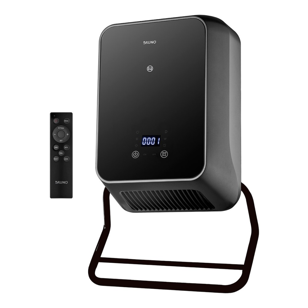 BRUNO κεραμικό αερόθερμο δωματίου & μπάνιου BRN-0257, 2000W, IP23, προηγμένων λειτουργιών, με ανεμιστήρα