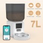 BRUNO smart ταΐστρα κατοικίδιων BRN-0269, 7L, WiFi, λευκή