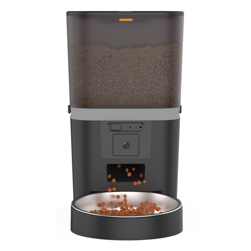 BRUNO smart ταΐστρα κατοικίδιων BRN-0270 με κάμερα 0.3MP, 6L, WiFi, μαύρη