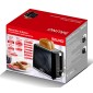 BRUNO φρυγανιέρα BRN-0274, 2 θέσεων, 900W, με σχάρα ψησίματος, μαύρη