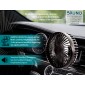 BRUNO ανεμιστήρας αυτοκινήτου BRN-0284, 5" ιντσών, με περιστροφή 360°, 2 ταχύτητες και καλώδιο USB