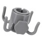 BRUNO κρεμάστρα ρούχων για ομπρέλα θαλάσσης BRN-0289, γκρι