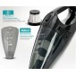 BRUNO σκουπάκι αυτοκινήτου υγρών & στερεών BRN-0294, 60W, καλώδιο αναπτήρα 12V, φίλτρο HEPA, μαύρο