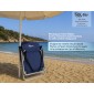 BRUNO καρέκλα παραλίας-κάμπινγκ SOL-Bay BRN-0296, αναδιπλούμενη, 55x59x69cm