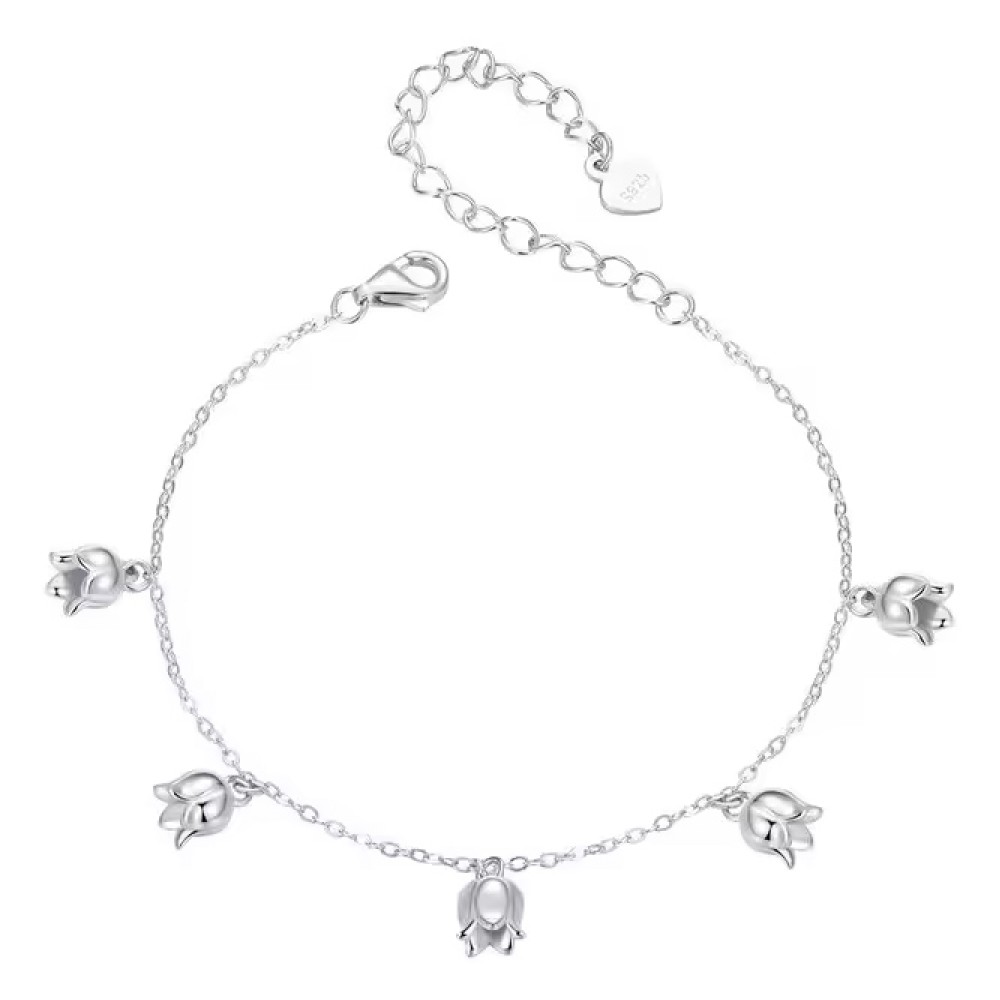 BAMOER βραχιόλι BSB183, ασήμι 925, ασημί