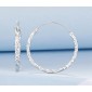 BAMOER σκουλαρίκια κρίκοι BSE1178-L, ασήμι 925, 2.6cm, ασημί