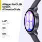 ZEBLAZE smartwatch Btalk 3 GPS, heart rate, 1.43" AMOLED, GPS, 3 ATM, γκρι
