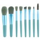ROXXANI σετ πινέλων μακιγιάζ BTHU-0015, μπλε, 8τμχ