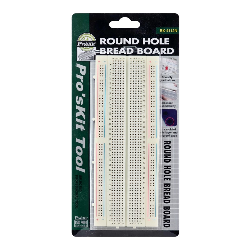 PROSKIT breadboard BX-4112N 840 θέσεων, 64x171mm