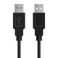 CABLETIME καλώδιο USB 2.0 C161-AMAM, 480Mbps, 0.5m, μαύρο