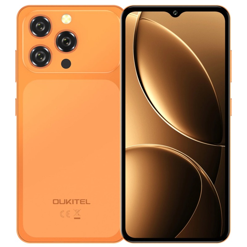 OUKITEL smartphone C17, 6.52", 4/64GB, 5000mAh, πορτοκαλί