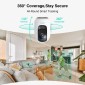 BOTSLAB smart κάμερα C221, 5MP/3K, WiFi, 360° PTZ, SD