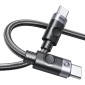 ORICO καλώδιο USB-C C2CZ, 100W, 480Mbps, 1m, μαύρο