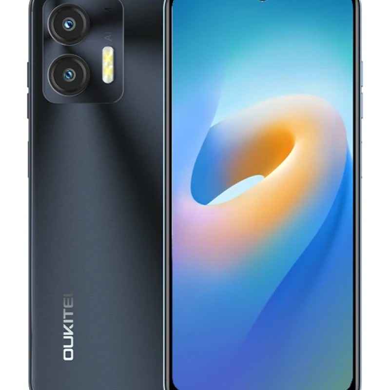 OUKITEL smartphone C36, 6.56", 4/128GB, 5150mAh, μαύρο