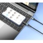 CELEBRAT αντάπτορας Lightning σε USB-C CA-03, 2A, 480Mbps, μαύρος
