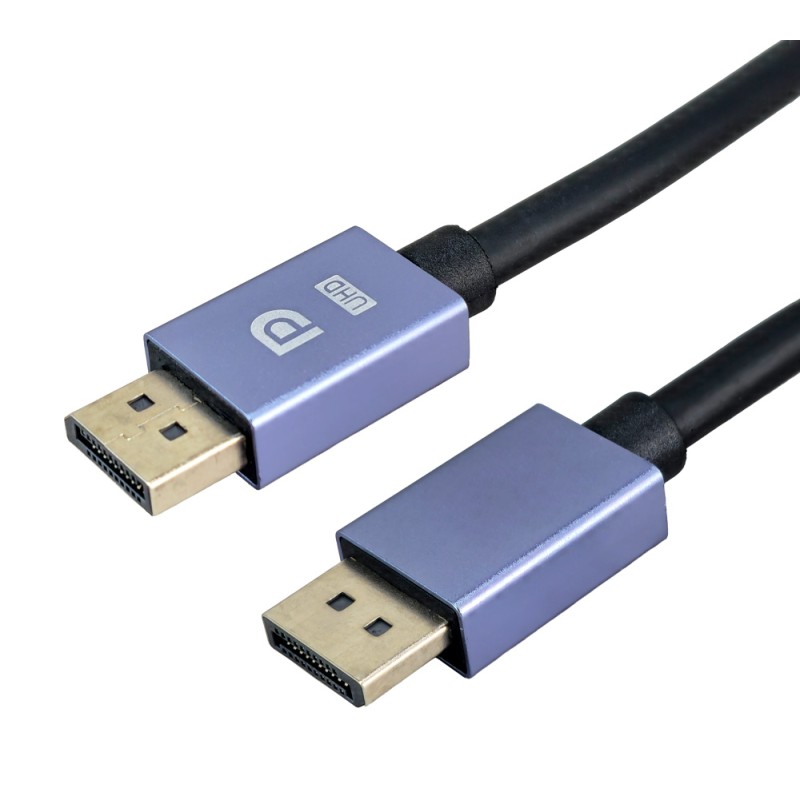 POWERTECH καλώδιο DisplayPort CAB-DP079, 8K/60Hz, 48 Gbps, 1.5m, μαύρο