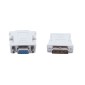 POWERTECH αντάπτορας VGA σε DVI-I 24+5 CAB-G019, λευκός