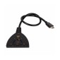 POWERTECH HDMI Switch 3x1 pigtail, 4K x 2K & 3D, 0.50m, Black