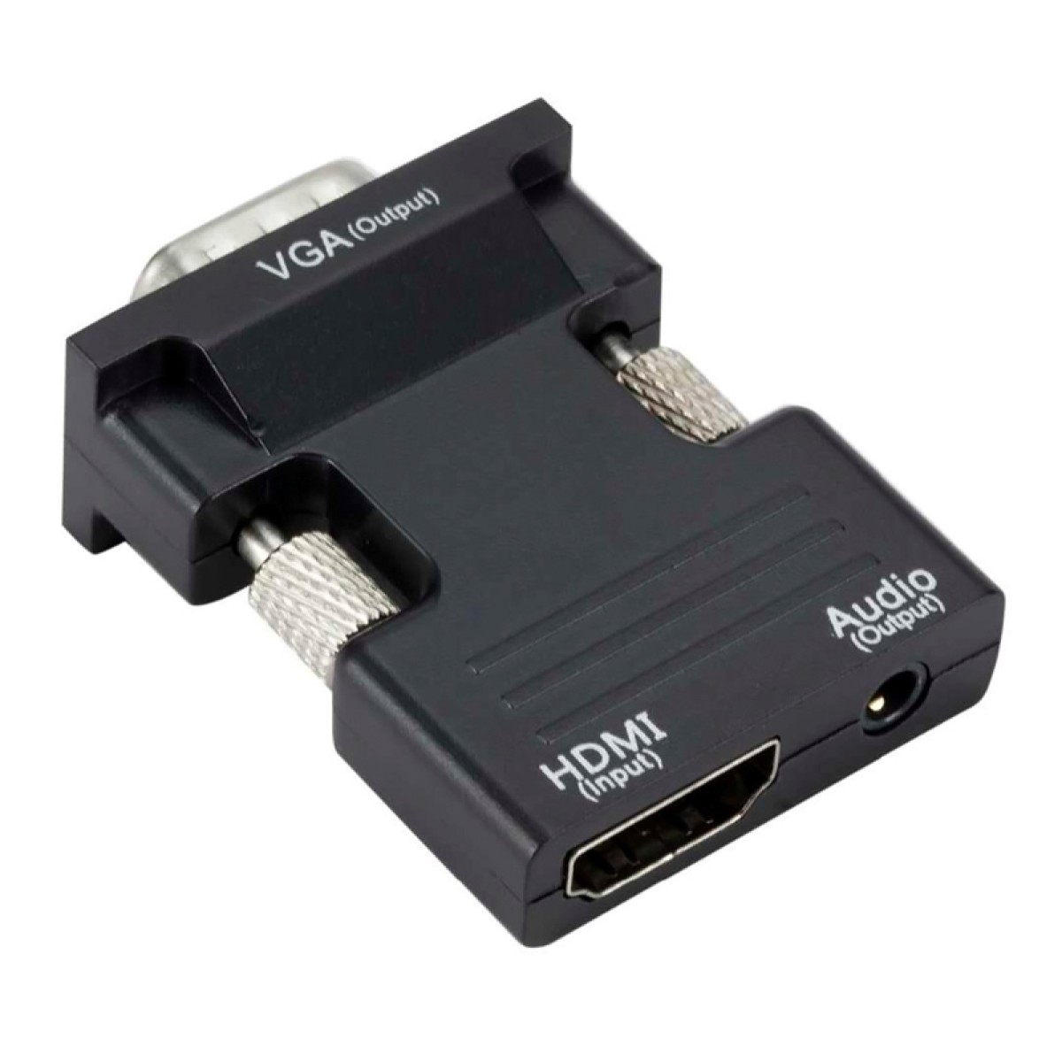 POWERTECH αντάπτορας HDMI (F) σε VGA (M) CAB-H120 με audio, μαύρο