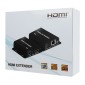 POWERTECH HDMI Video Extender CAB-H148, CAT5e/6, Full HD, 3D, IR, 60m