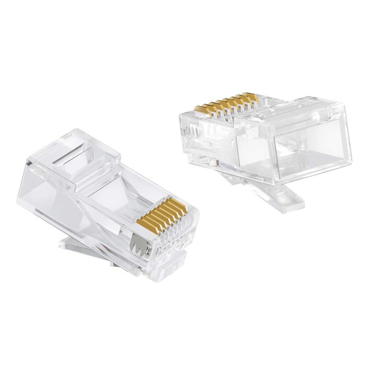 POWERTECH βύσμα RJ45 CAB-N352, Cat 6/6a UTP, modular, διάφανο, 50τμχ