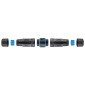POWERTECH αδιάβροχος σύνδεσμος RJ45 CAB-N427, CAT 6, IP68, μαύρος