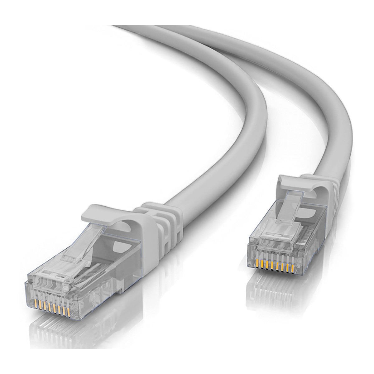 POWERTECH καλώδιο δικτύου CAB-N453, Cat 5e U/UTP, CCA, 100Hz, 1.5m, γκρι