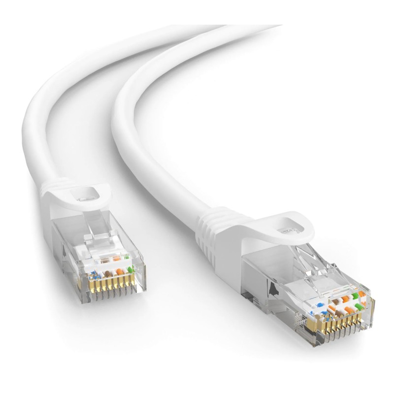 POWERTECH καλώδιο δικτύου CAB-N459, Cat 6 U/UTP, CCA, 250Hz, 1.5m, λευκό