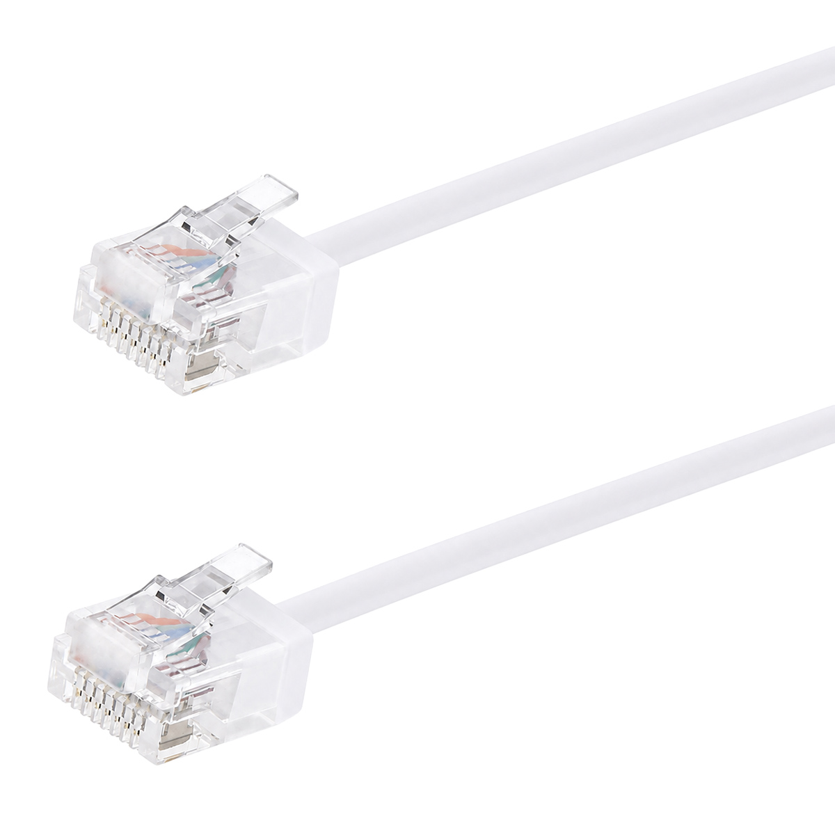 POWERTECH καλώδιο δικτύου CAB-N474, Cat 6A U/UTP, ultra slim, copper, 500MHz, 5m, λευκό