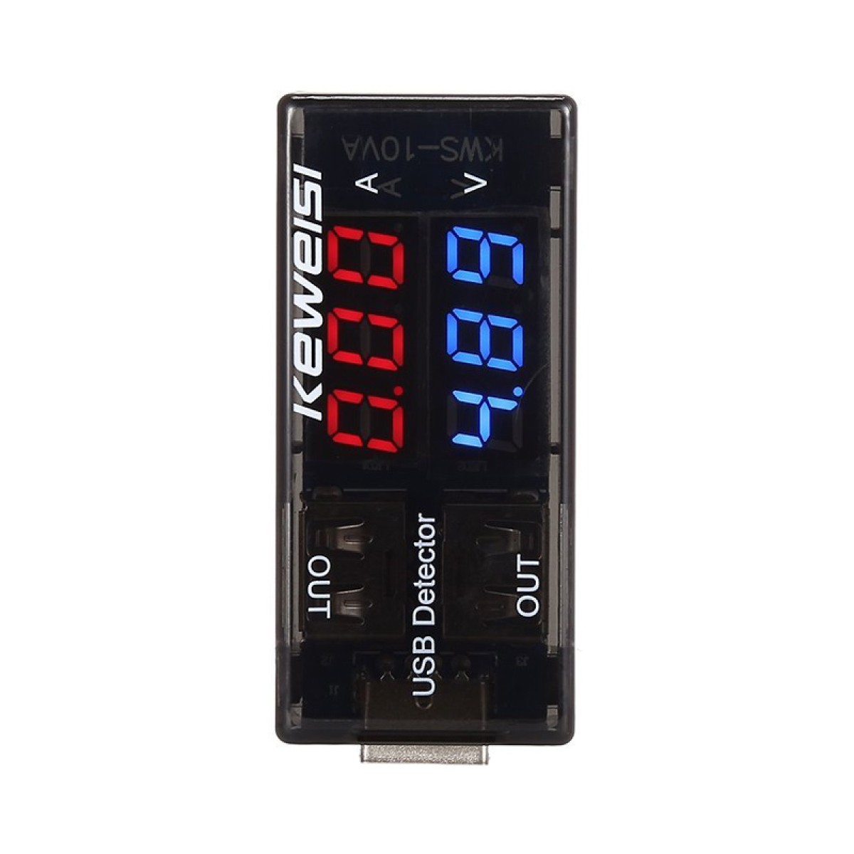 KEWEISI Συσκευή ελέγχου θύρας USB KWS-10VA, 2x USB Output, 3-9V