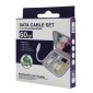 POWERTECH all in one κιτ φόρτισης με καλώδιο & αντάπτορες CAB-U162, 60W, 30cm, μαύρο