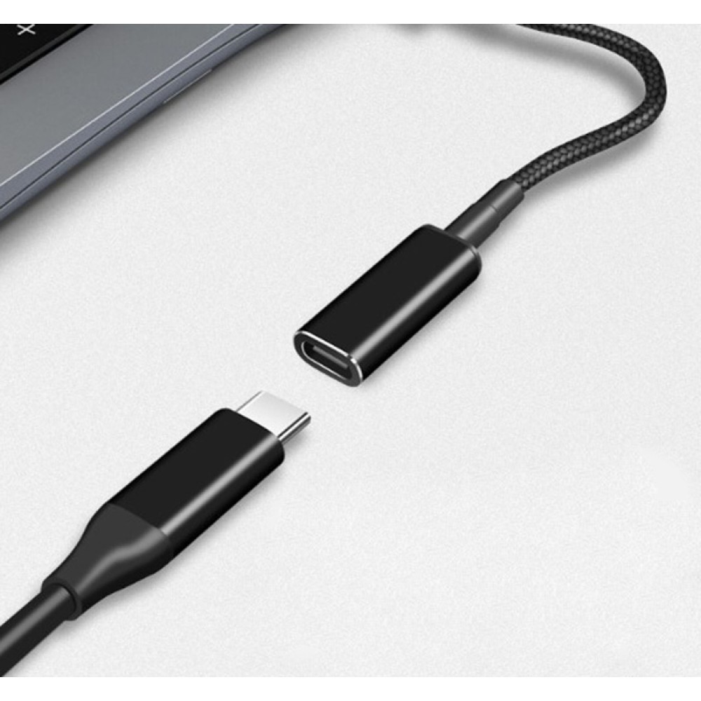POWERTECH αντάπτορας τροφοδοσίας laptop CAB-UC066, USB-C σε Samsung 5.5x3mm, μαύρος