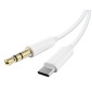 POWERTECH καλώδιο USB-C σε 3.5mm CAB-UC093, 1m, λευκό