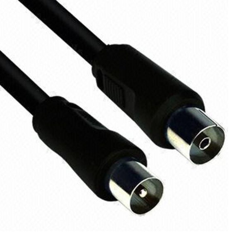 POWERTECH καλώδιο κεραίας RF αρσενικό - RF θηλυκό CAB-V006, μαύρο, 5m
