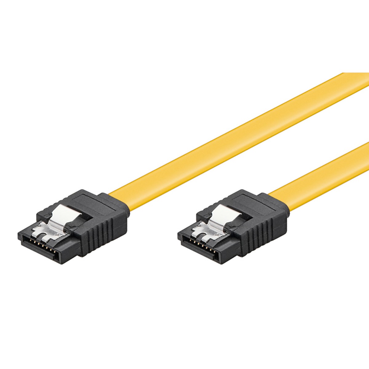 POWERTECH Καλώδιο SATA III 7-pin σε 7-pin CAB-W024, Metal Clip, 0.4m