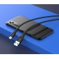 CELEBRAT καλώδιο USB-C σε USB CB-18T, 15W 3A, 480Mbps, 1m, μαύρο